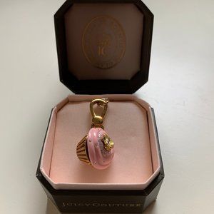 Juicy Couture Pink & Gold Cupcake Charm